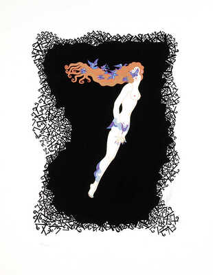 Эрте (Тыртов Роман Петрович). Numbers (Серия «Цифры» от 0 до 9) 